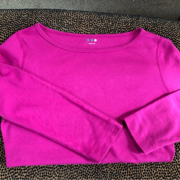 NWOT Gorgeous British boat neck T shirt, from 3 Dots! - Picture 5 of 11